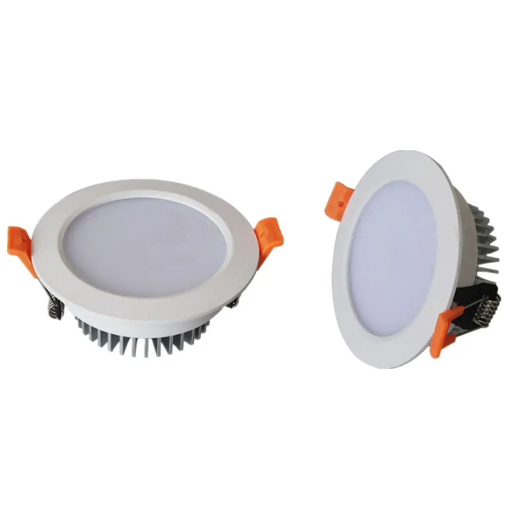 Gömme LED Işıklar Dökülebilir Led Tavan Downlight Light Işık 7W 9W 12W 15W 18W SMD 5630 LED DÜŞÜKLERİ Sıcak Doğa Soğuk Beyaz AC85-265V LL
