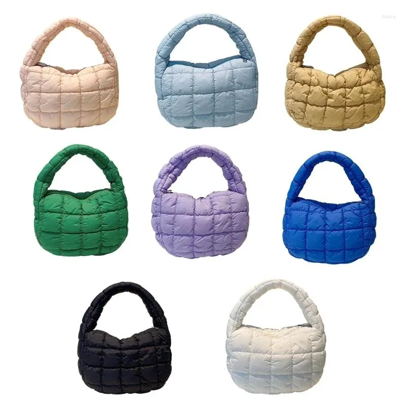 Bolsas de noche con estilo mini bolso de nube para otoño e invierno coreano suave cómodo