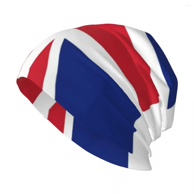 Berets UK Great Britain Royal Union Jack Flag Knit Hat Brand Man Caps Designer Trucker Cap Fashionable Ladies Men's