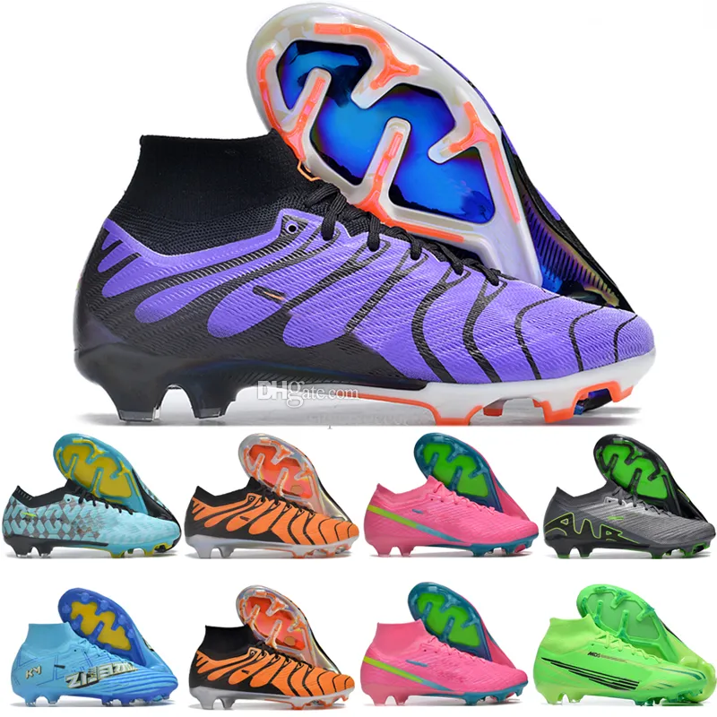 Mens High Low Soccer Buty Butes Crampons Mercurial Football Boots Cleat IX Elite FG American Foot Ball Ball Enfant Youth Sports Buty piłkarskie