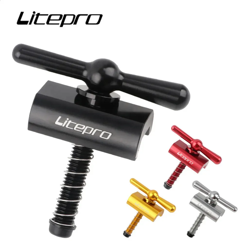 Bike Handlebars Components Litepro Folding Bicycle Faucet Handlebar Handle Foldable C Buckle Parts Accessories For Brompton 231109