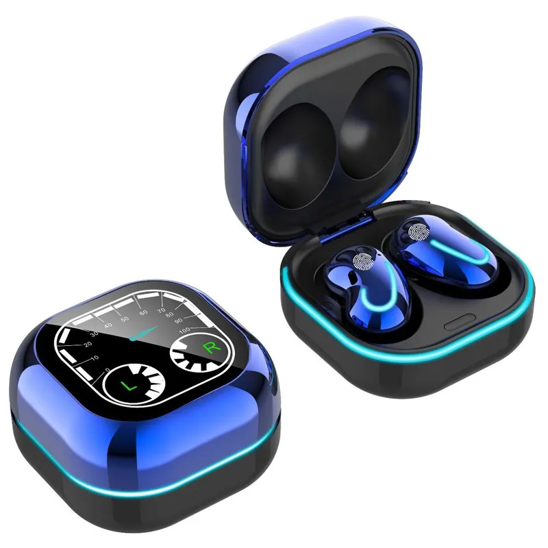 S6 TWS Bluetooth Earphones Wireless Earuds 8d Hifi Stereo Sound Sport Earphone With Charge Box