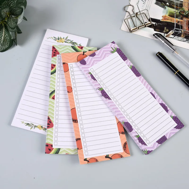 Notepads 50 magnetic Fridge notepads Candy desk Cute Korean note pad todo list Planbook workstation supply 230408