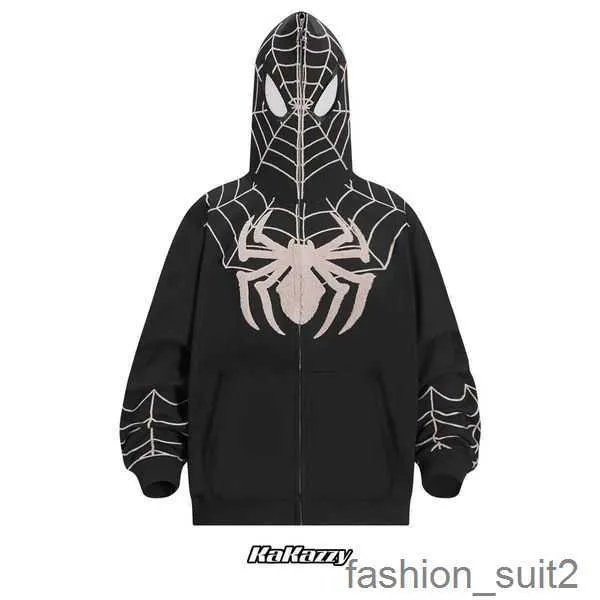 Heren Hoodies Sweatshirts Nieuw Kakazzy Modemerk Alle Ramaway Spider Man Cosplay Hoodie Geborduurd Dezelfde Stijl Hoge Kwaliteit Bladerdeeg Tn 4 I0R1