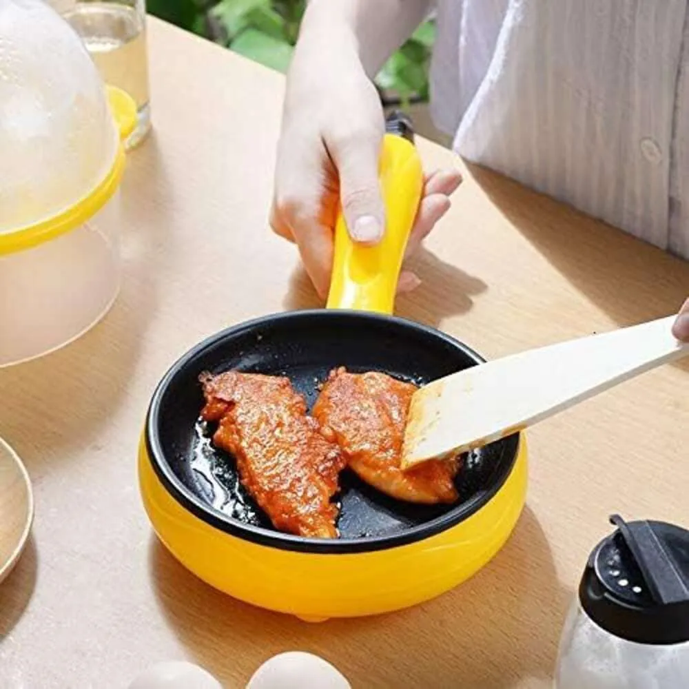 1pc Electric Frying Pan Multi-function Electric Pot Mini Electric Skillet  Small Electric Pot Household Pot Non-stick Small Pot