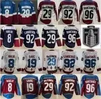 2022  Cup Finals Hockey 96 Mikko Rantanen Jersey Reverse Retro 19 Joe Sakic 8 Cale Makar 29 Nathan MacKinnon 92 Ga