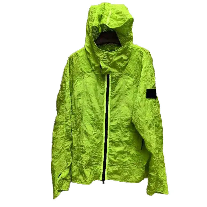 Topstoney 2023 Mode Lose Nylon Kapuzenmantel Herren Ultraleichter Mantel Outdoor Freizeit Kapuzenmantel Paar Frühling Und Herbst Outdoor Sonnenschutzkleidung PJ033