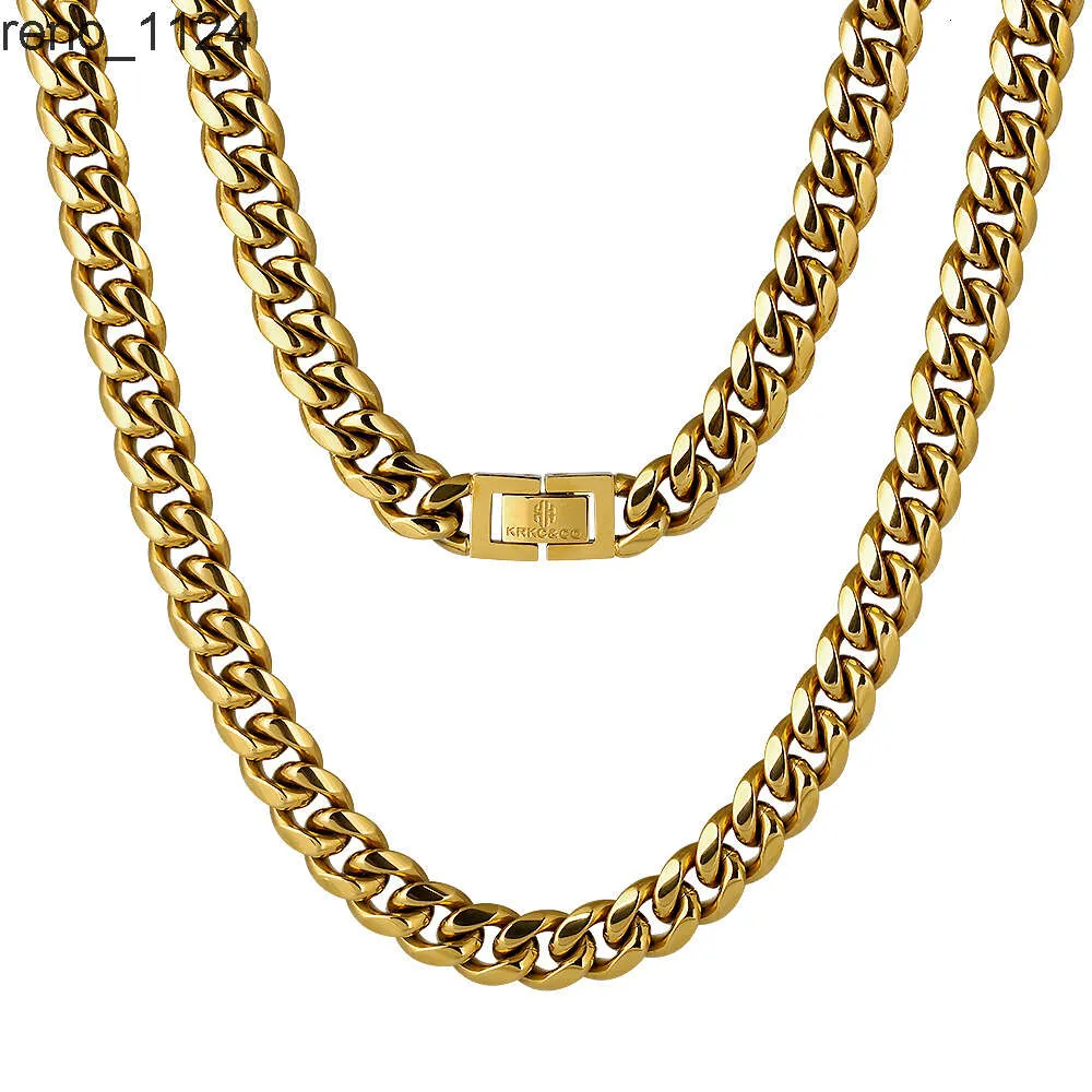 thumbnail image 2 of Men's Stainless Steel Miami Cuban Link Chain Necklace – 6-22mm, Hip Hop Style 2 of 5