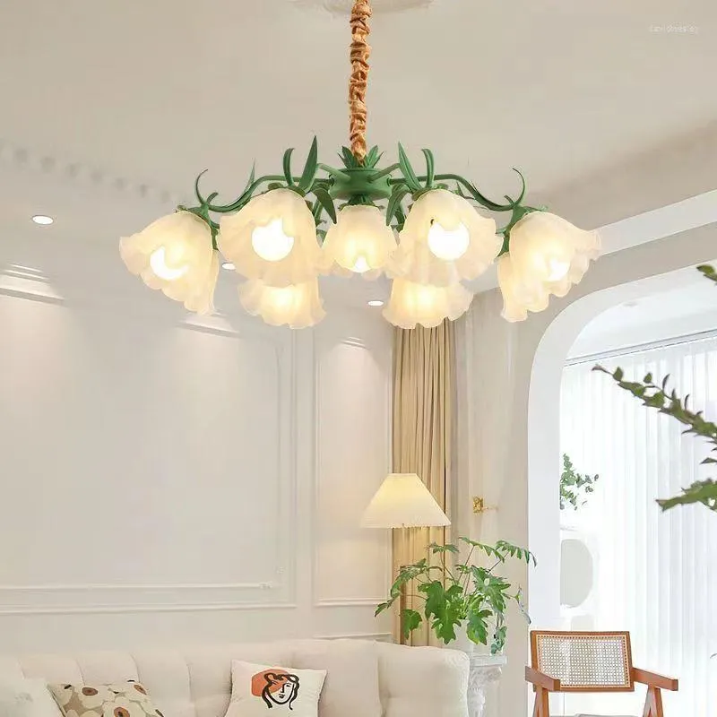 Ljuskronor modern ledande kreativ orkidé tak fransk stil vardagsrum