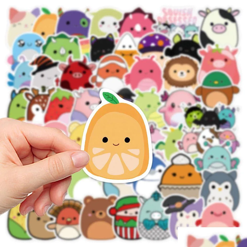 Car Stickers 50Pcs Colorf Skateboard For Laptop Ipad Bicycle Motorcycle Helmet Ps4 Phone Kids Toys Diy Decals Pvc Water Bottle Decor Dht7P