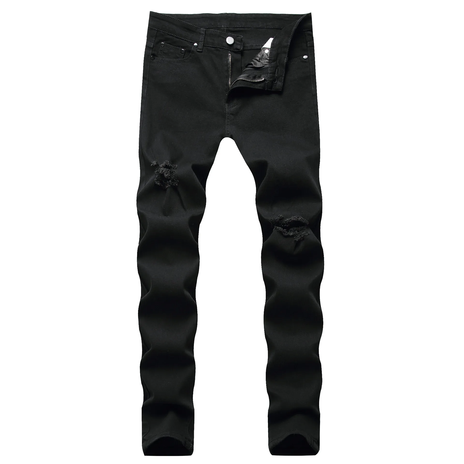 Jeans för män Kayden K Slim Skinny Twill Denim Jeans