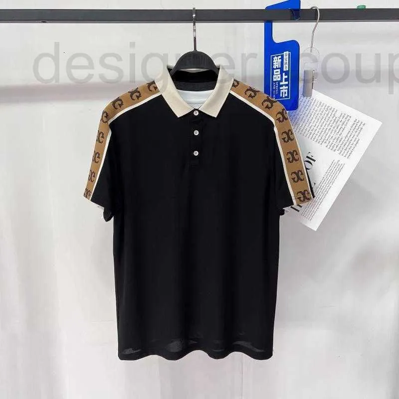Men's Polos designer luxury Bird Family Element 2023 Summer New Casual POLO Shirt Fashion Ribbon Jacquard Business Short Sleeve T-shirt Trend L4UT