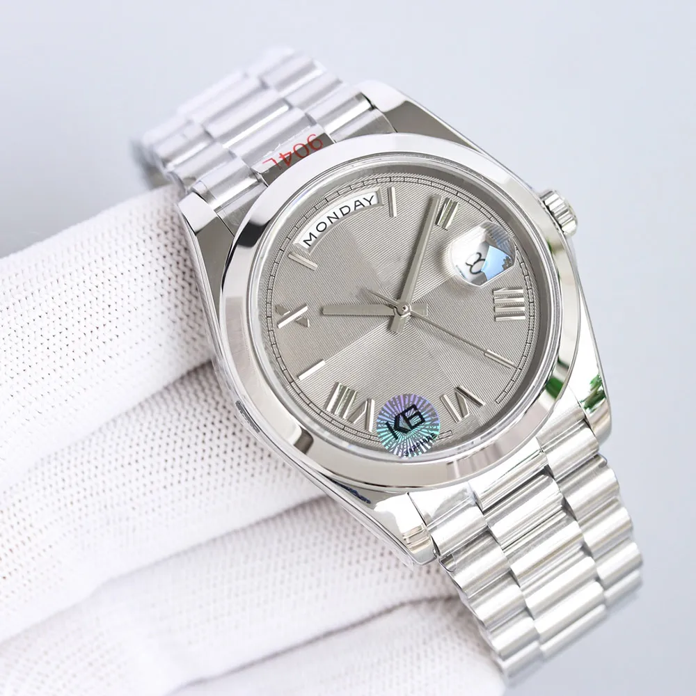 Watch Automatic Mechanical 2836 Movement Watches 40mm Sapphire Waterproof 904L Stainless Steel Strap Adjustable Montre de Luxe Luminous Wristwatch
