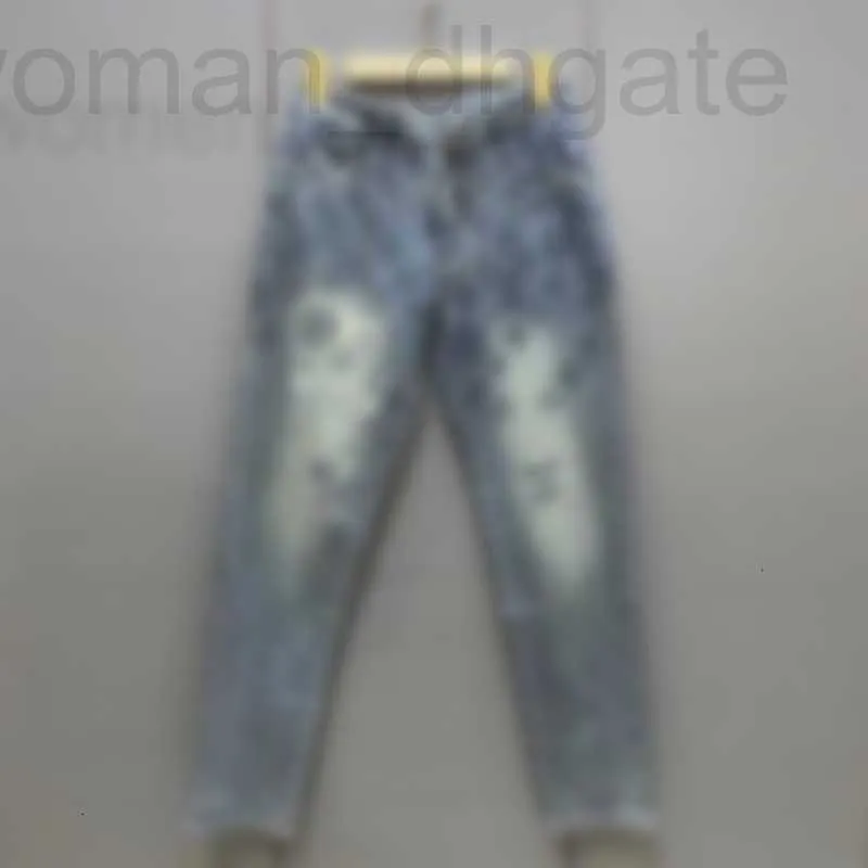 Men's Jeans designer Winter New Full Sky Star for Spiritual Boys Casual Straight Leg Pants with Red Tide Brand Versatile Crop PUAJ 5JUJ 6GCI