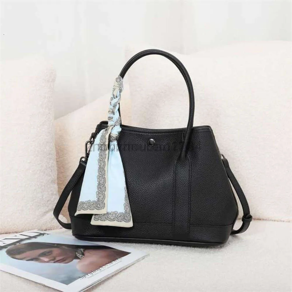 h bag garden party Bag handbag handbags garden party High quality womens Top layer cowhide Leather fashion hand Large capacity versatile Tote 8474