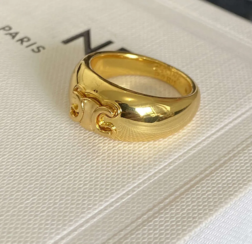 Luxe designer mode luxe gouden bandringen voor heren en dames koppels sieraden van hoge kwaliteit 2024