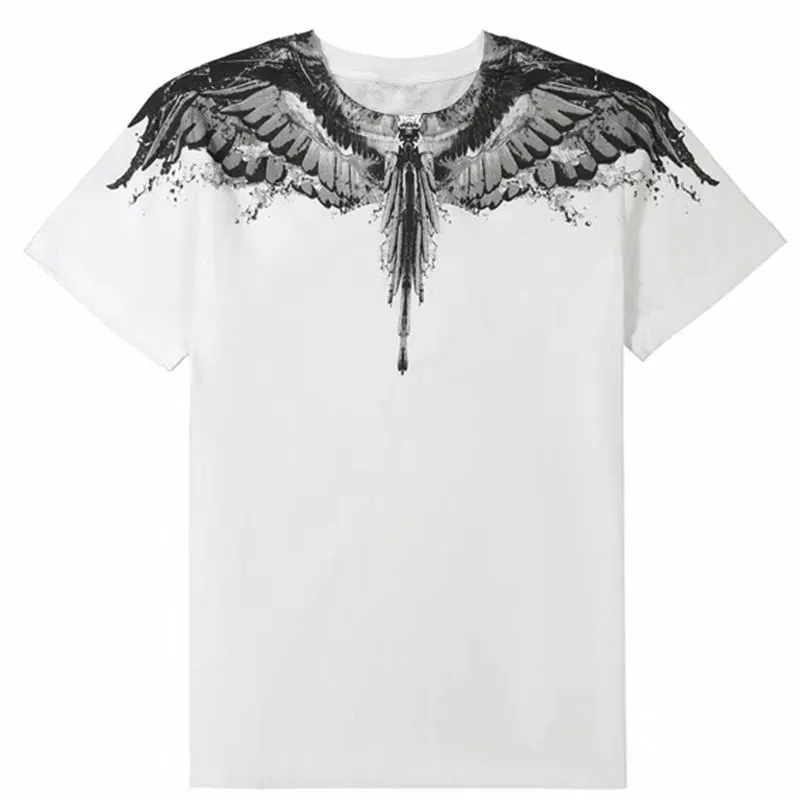 Marque de mode MB à manches courtes Marcelo Classic Jersey Burlon Phantom Wing T-shirt Color Feather Lightning Blade Couple Half T-shirtrwcn