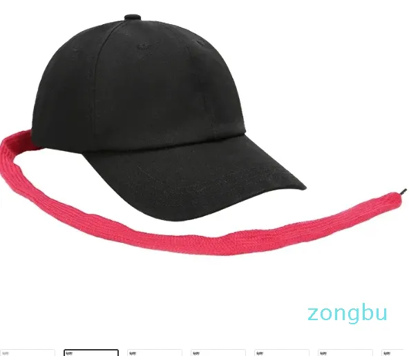 Gorras de bola moda casual color sólido ajustable correa larga moda y versátil protector solar gorra de béisbol para hombres mujeres