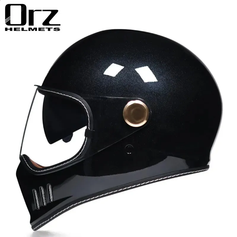 Casques de cyclisme Moto Vintage Plein Été Quatre Saisons Hommes et Femmes Courir Dot 231109