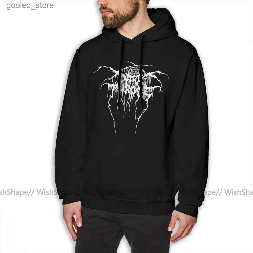 Men's Hoodies Sweatshirts Darkthrone Hoodie Death Metal Band Hoodies Darkthrone Winter Male Pullover Hoodie Cotton Outdoor Long Over Size Hoodies Q231110