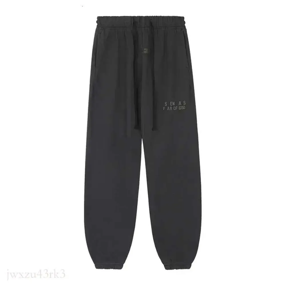 Pantaloni da uomo di moda ESS Uomo Donna Pantaloni tinta unita Pantaloni da movimento Hip Hop per pantaloni da jogging casual maschili 265