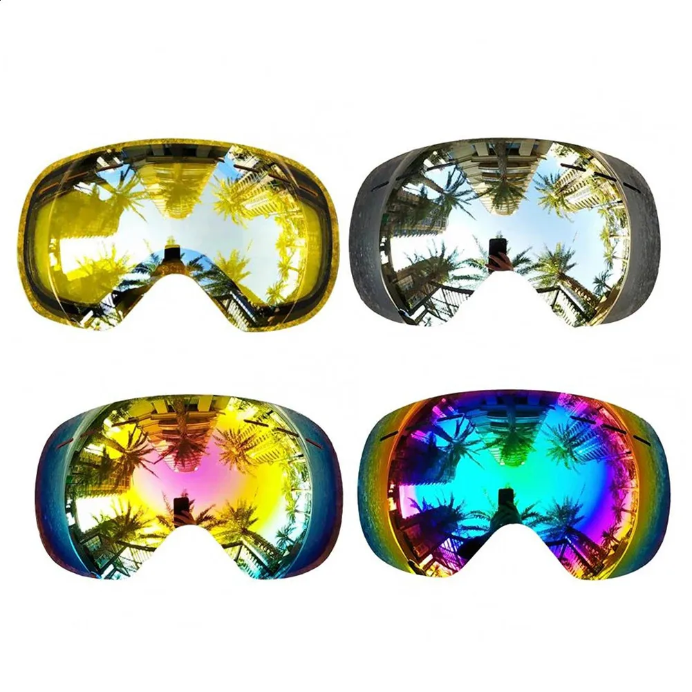 Skibrillen Skibrillens Anticondens Winter Sneeuwscooter UV-bescherming Heren Dames Skibrillens Wintersportaccessoires 231109