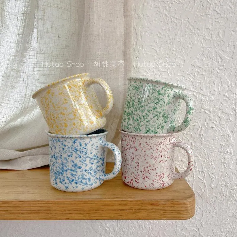 Tazze Tazze creative in ceramica nordica Splash-ink Tazza da tè da caffè da 300 ml per decorazioni per la casa di amici della mamma