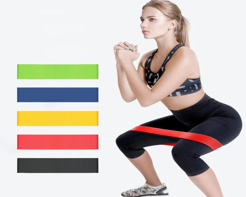 Resistance Bands 5pcs Set Fitness Yoga Workout Home Exercise Bands Pilates Sport Training Strength Pu Rope Latex Pedal Elastic Rope5376406