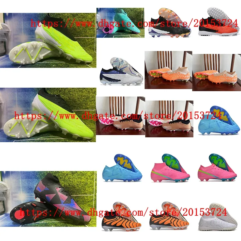 Phantom GX FG TF mens soccer shoes cleats Superfly AG football boots Tacos de futbol Trainers Sports