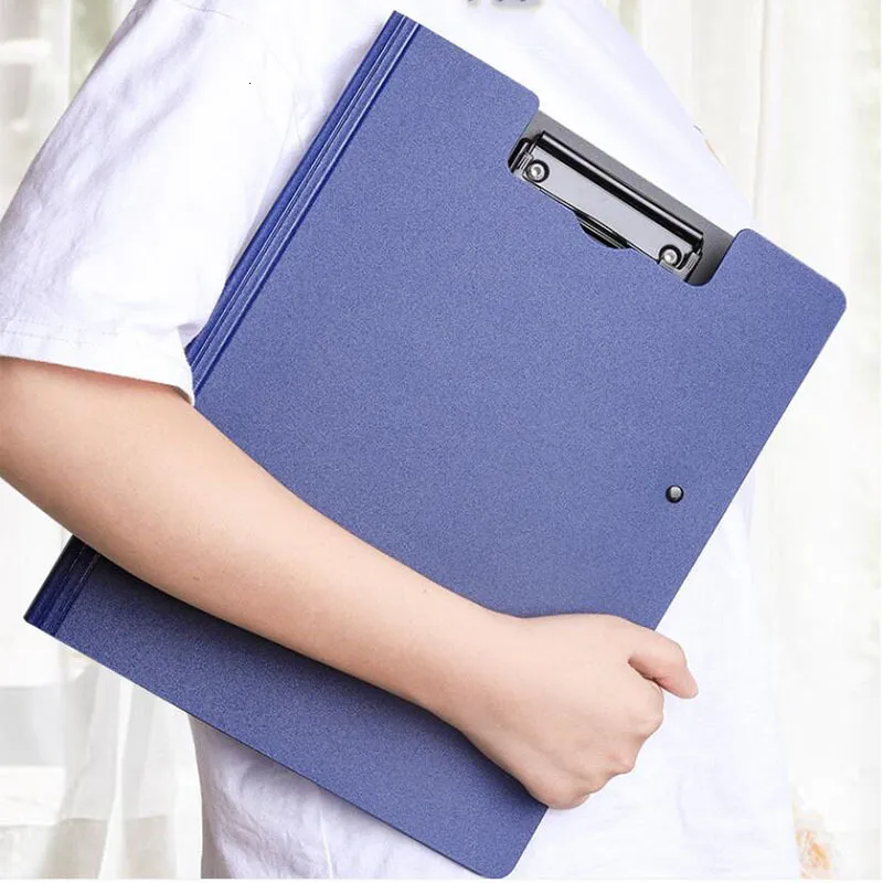 Clipboards A4 File Folder Clipboard Notebook Dual Manager School Office Stationery 230408