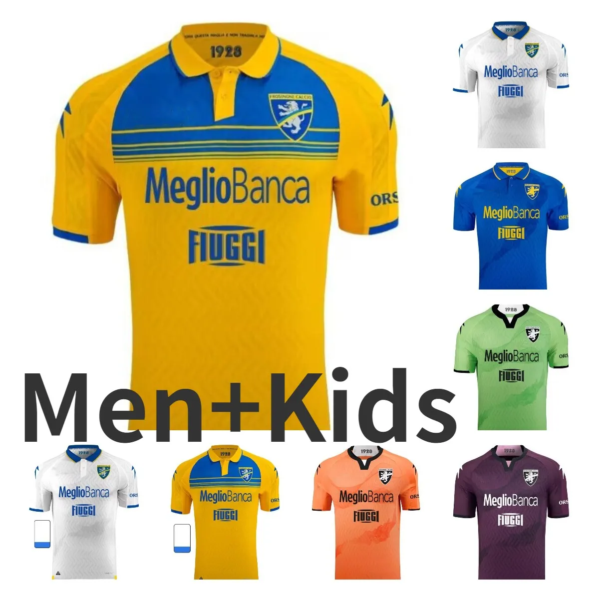 2023 2024 Frosinone Soccer Jerseys Caso Kaio Jorge Cuni Reinier Soule Mazzitelli Barrenechea 23 24 Home Away Third Okoli Monterisi Football