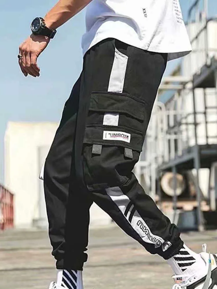 【HI FI FNK】Theo Cotton Cargo Pants PFNW Mens Tiktok Cargo Pants Stylish And Functional Techwear