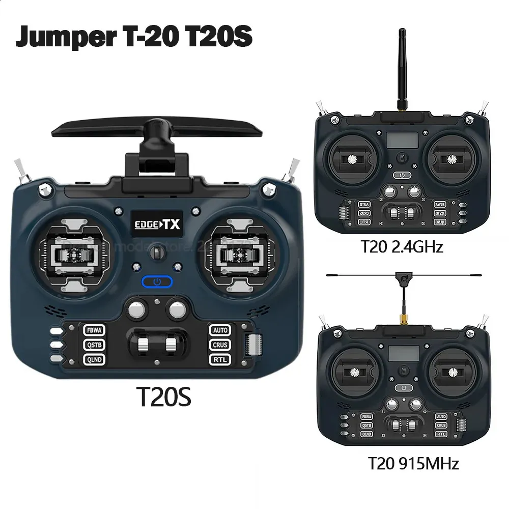 Model DIECAST Jumper T 20 T20 T20S ELRS Expresslrs Pełny rozmiar Radio 915 MHz 2,4 GHz Opcjonalne transmisja OLED dla Długo Rang RC Dron 231109