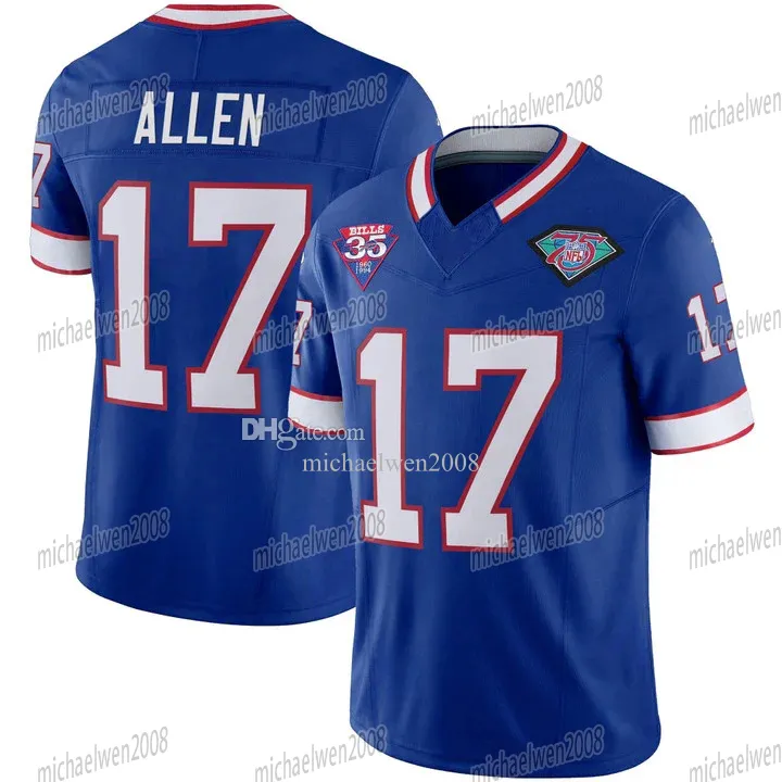 Josh Allen Bills Stefon Diggs Jersey Men s Women s Custom Football Shirts