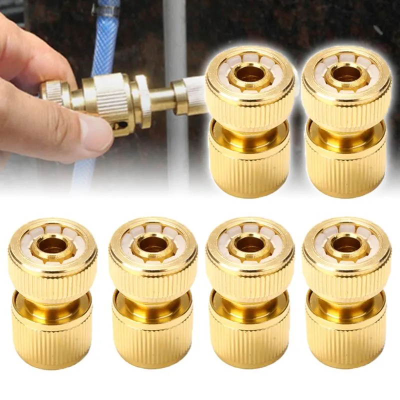 Watering Equipments VOGVIGO 1/2" Quick Connect Swivel Connector Garden Hose Coupling Systems For Irrigation Brass-Coated Adapter