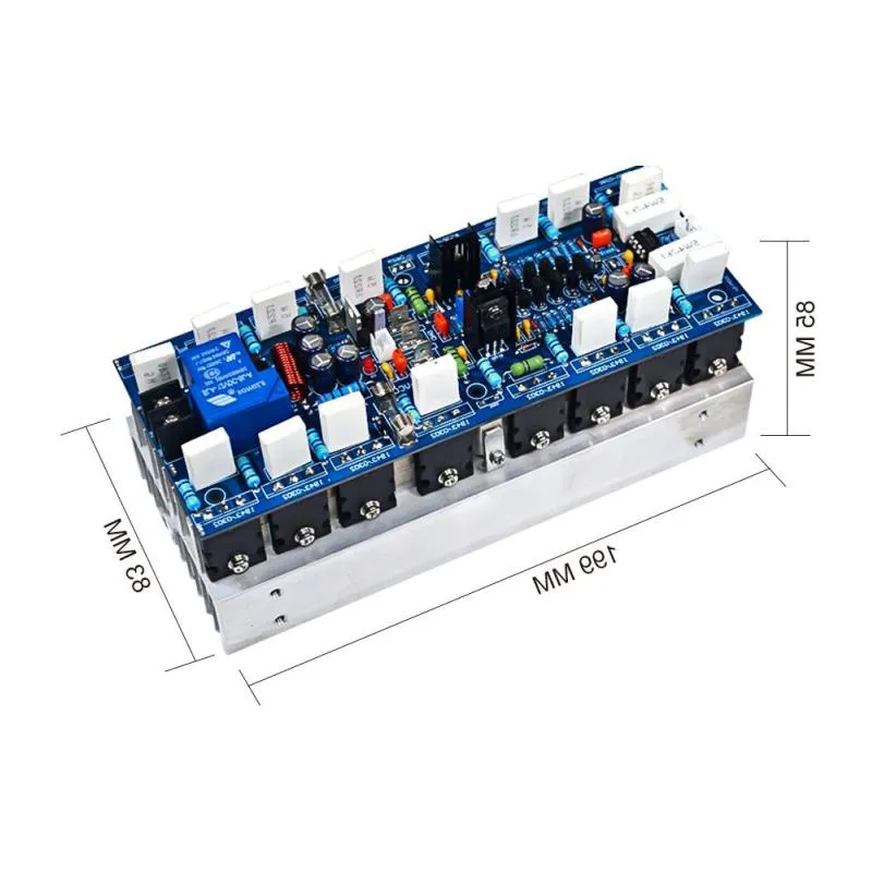 Freeshipping 1000W Power Amplifier Board 5200 1943 Mono High Power Sound Amplificador Professional Stage amp -högtalare Förstärkare DIY TNLNQ