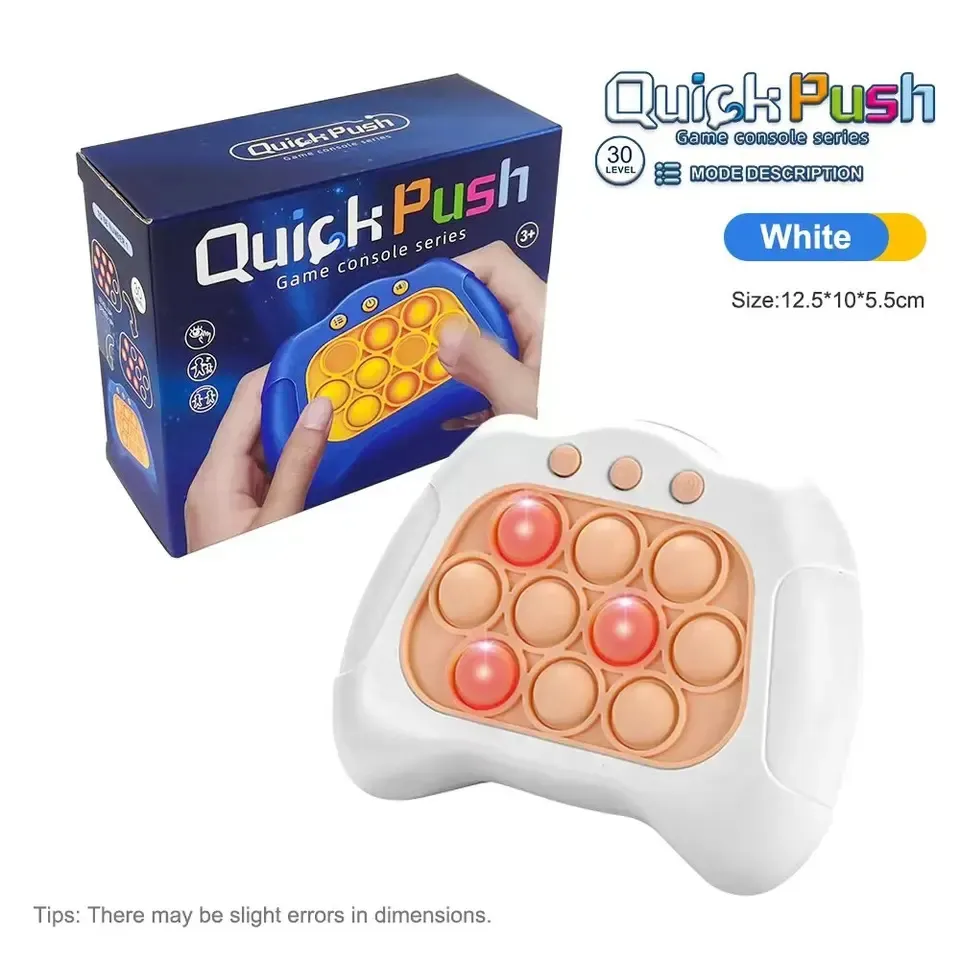 Jeu Pop-It Réactif Crabe - Console Sensorielle Anti-stress - 4 Modes (mémoire, Vitesse, Multi) - Jouet Décompression Enfants/adultes