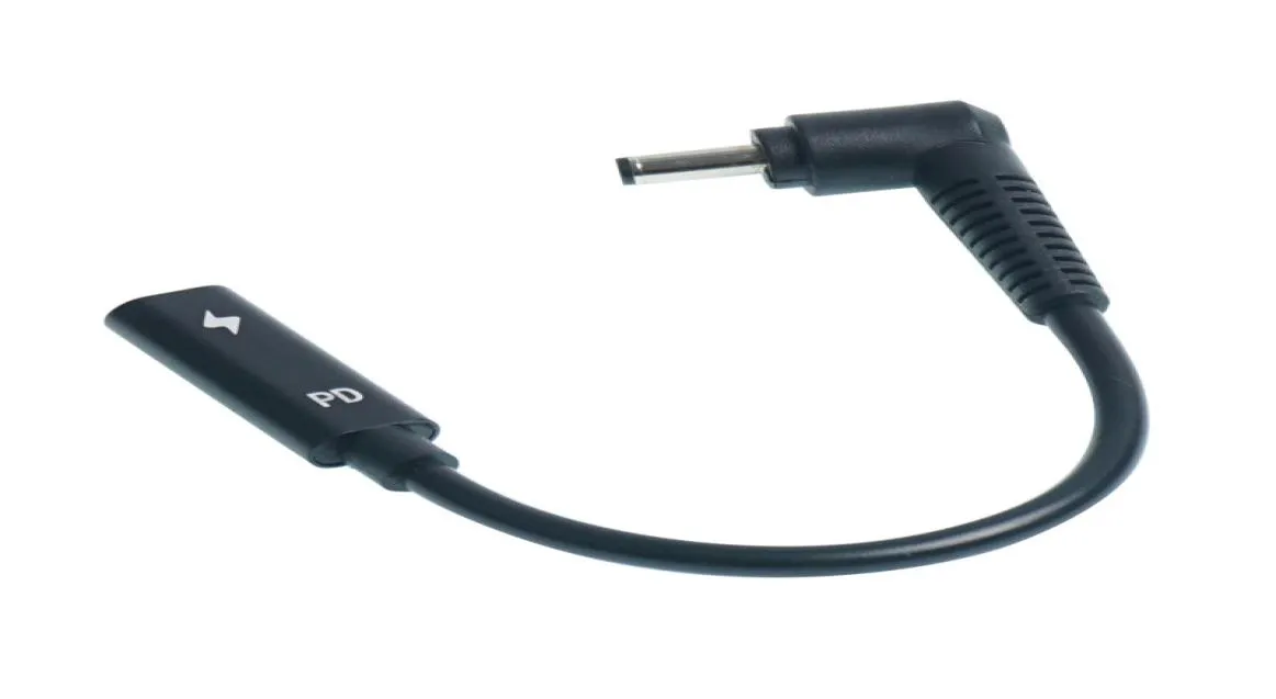 USBC Typ C Kvinna till DC TIP 40mm 135mm Power Cable Cord för Asus Zenbook Vivobook Laptops9108491