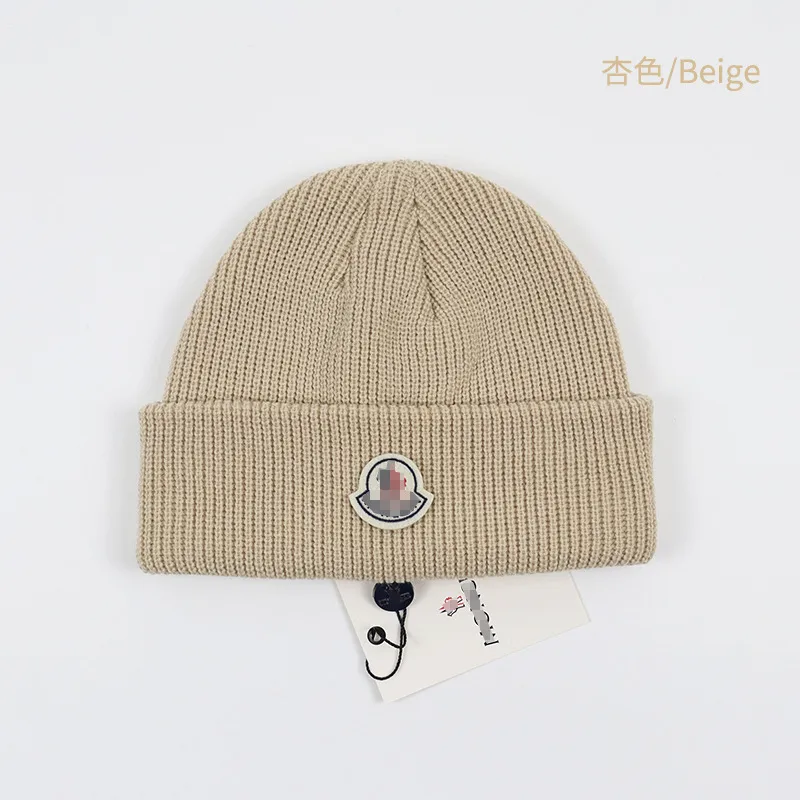 mc beanies chapeaux de créateurs pour hommes et femmes bonnet de laine tricoté deux lunettes de lentille chapeaux tricotés nouveau designer chapeaux d'hiver de luxe ski couleur unie