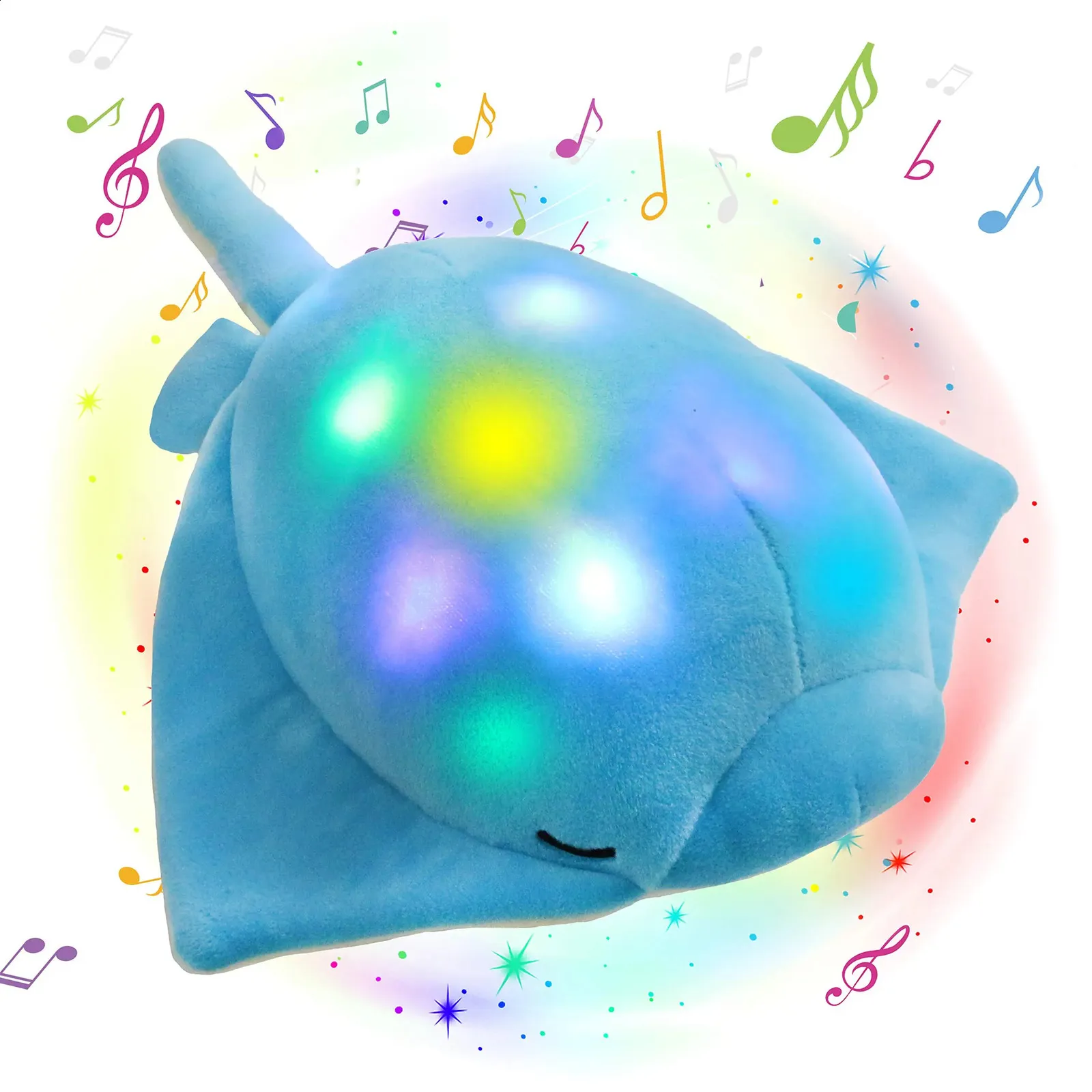 Plush Light - Up Toys Musical LED LED DOLL TOY PLUSH DEVIL FISH RAY CUTE FOR BOY LUMININE LUMINOGE COTTON PONDY