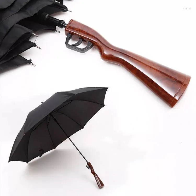 Parapluies Creative Rifle Umbrella Long Handle Large Straight Cool Formen Automatic Open