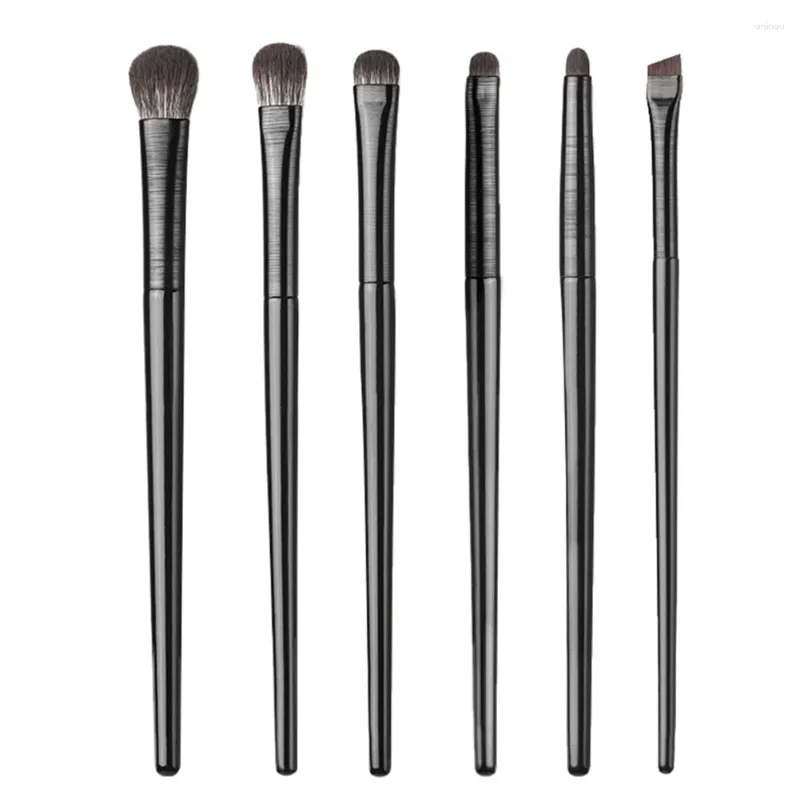 Makeup Brushes 6Pcs/set Professional Eye Women Portable Blending Concealer Details Eyebrow Eyeliner Brush Beauty Tools