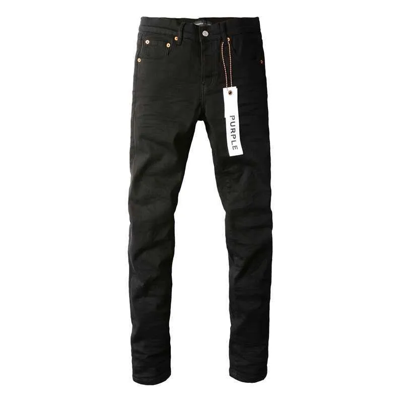 jeans amirir designer pour hommes Purple Brand Jeans American High Street Noir Plissé Basicl2jp