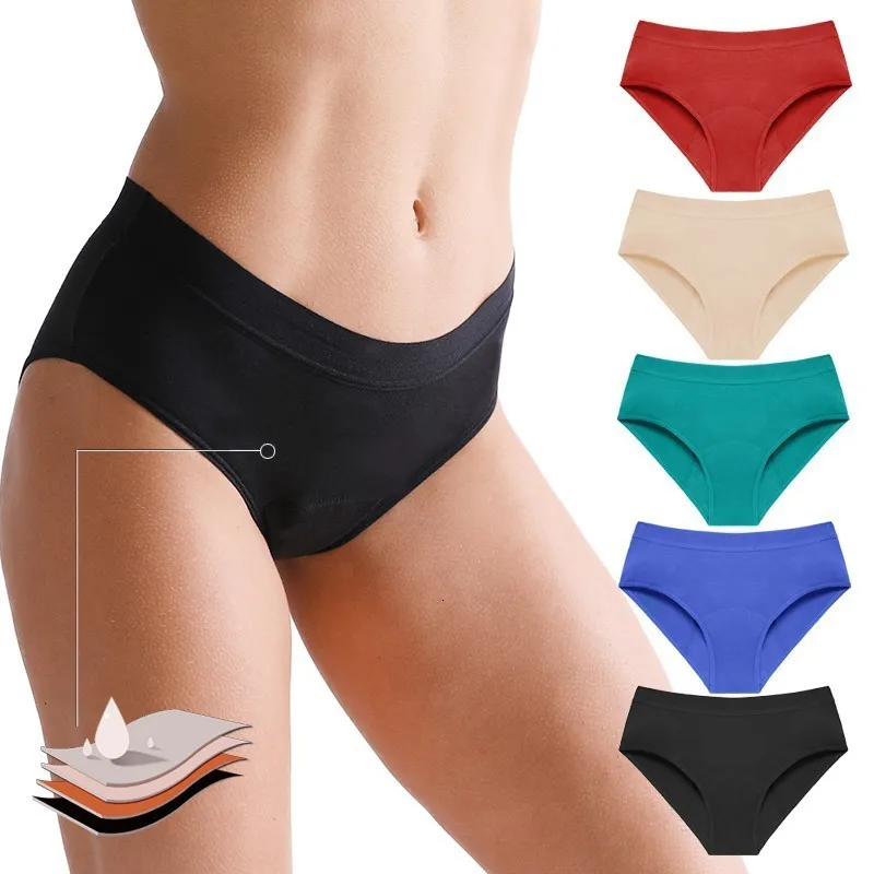 Reusable Bamboo Period Underwear Set For Women 4 Layer