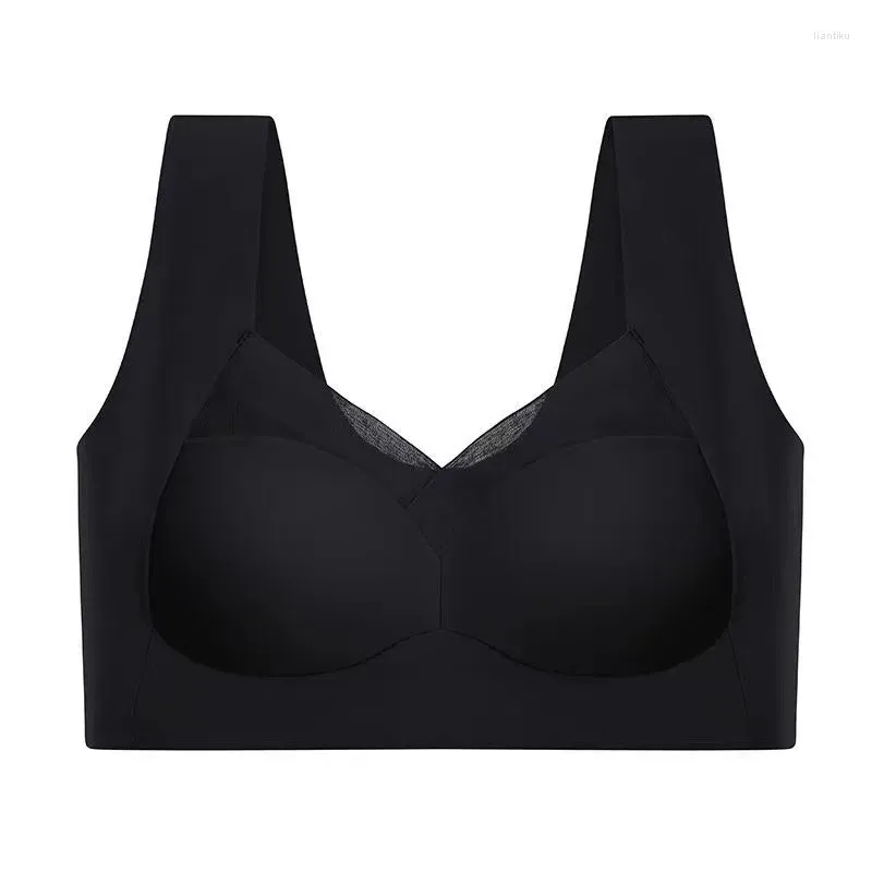 Seamless Womens Bras Large Size Top Support Show Small Comfortable