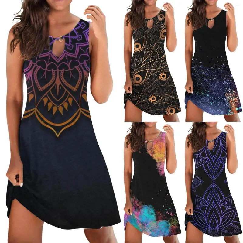 Casual Dresses Autumn Front And Back Hem Split Purple Hawaiian Tropical Flower Polynesian Tribal Printed Dress Women Vestidos