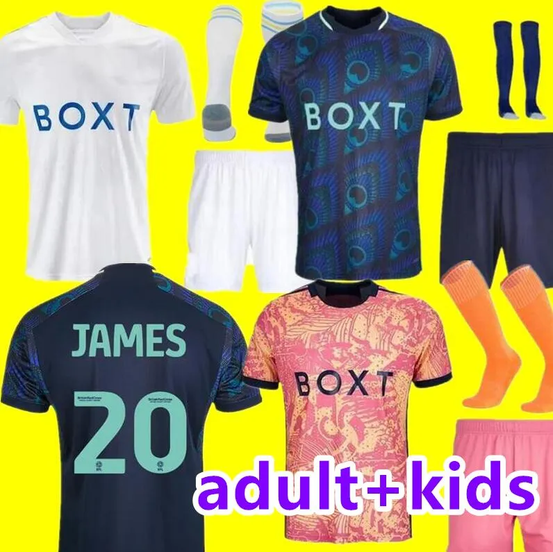 3xl 4xl 22 23 24 Bamford Piroe Leeds Unites Soccer Jerseys 2023 2024 Trzeci ampadu Adams Aaronson Gray Harrison Dorosł