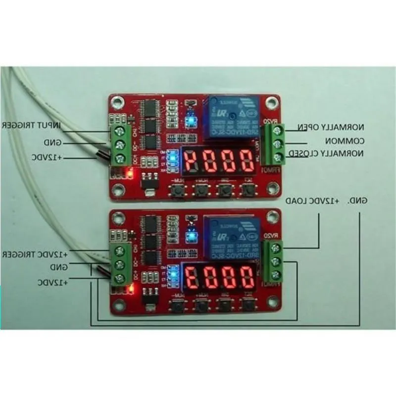 Lazin112 Ritardo Tier Relè Autobloccante Ritardo On Off Tie Switch - Foto 5