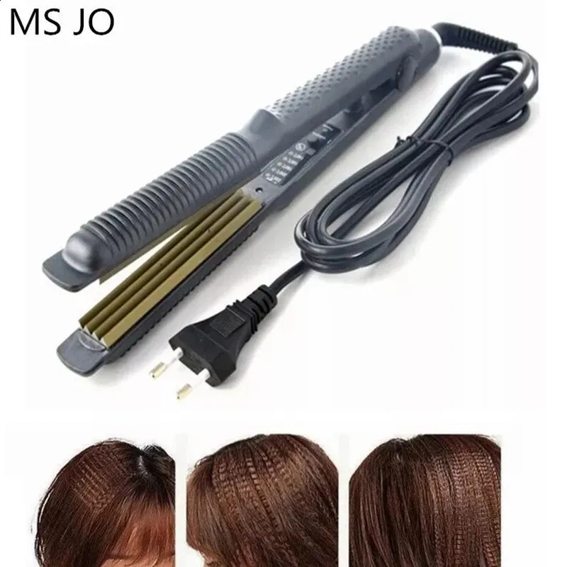 Ferros de ondulação profissional cabelo crimper curling ferro varinha cerâmica ondulado milho onda modelador ferro ferramenta estilo 231109