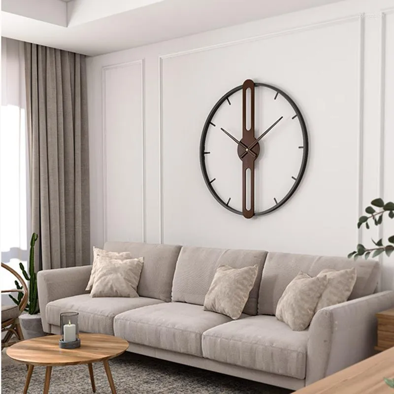 Wall Clocks Light Luxury Art Clock Living Room House Decoration Modern Simplicity Creative Bedroom Fashion Watch Home Decor